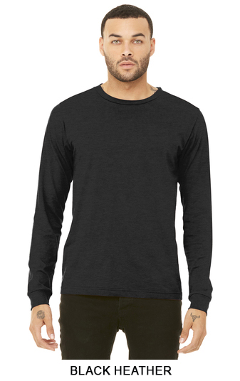 Embroidered Bella Canvas Unisex Long Sleeve Tee