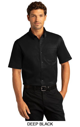 Port Authority&reg; Short Sleeve SuperPro React Twill Shirt