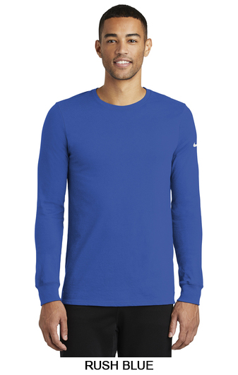 NIKE Dri-FIT Cotton/Poly Long Sleeve T
