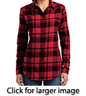 Port Authority Ladies Plaid Flannel Tunic