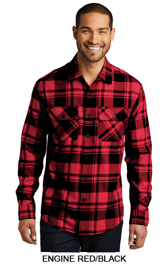 Port Authority Plaid Flannel Shirt
