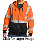 Cornerstone ® ANSI 107 Class 3 Heavy Duty Fleece Full Zip Hoodie