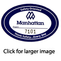 "Safety Oriented" Hard Hat Decal - WITH NUMBER