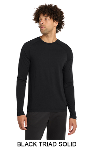 Sport-Tek Long Sleeve Tri-Blend Wicking Raglan Tee