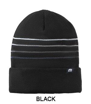 TravisMathew Striped Cuffed Beanie