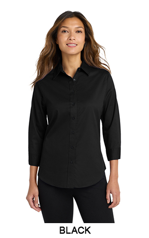 Port Authority&reg; Ladies 3/4-Sleeve Easy Care Shirt