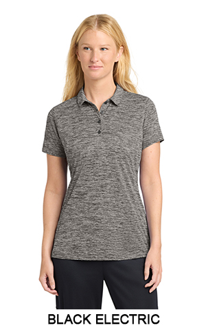 Sport-Tek Electric Heather Polo