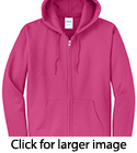 Full Zip Hooded Sweatshirt Unisex sizing