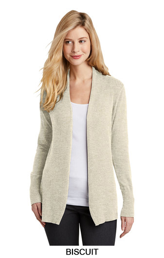 Ladies Open Front Cardigan Sweater