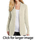 Ladies Open Front Cardigan Sweater