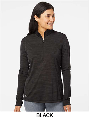 Adidas Women's Lightweight Melange 1/4 zip Pullover