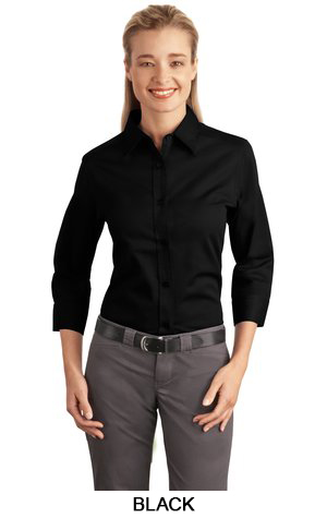 Port Authority&reg; Ladies 3/4-Sleeve Easy Care Shirt